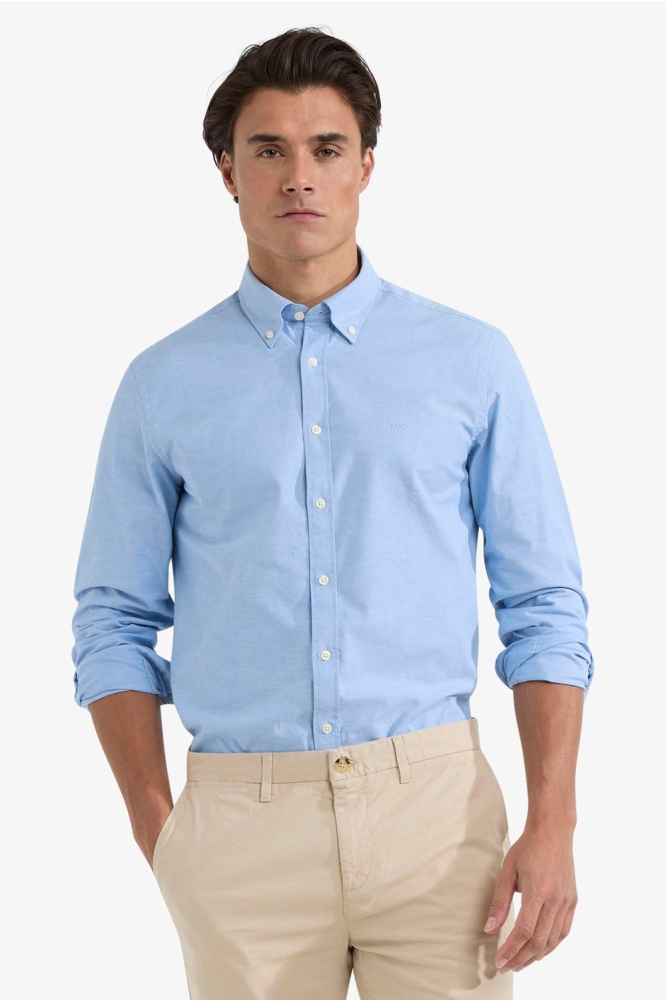 RF SRETCH OXFORD SHIRT MM251 6001 01 2001 LIGHT BLUE
